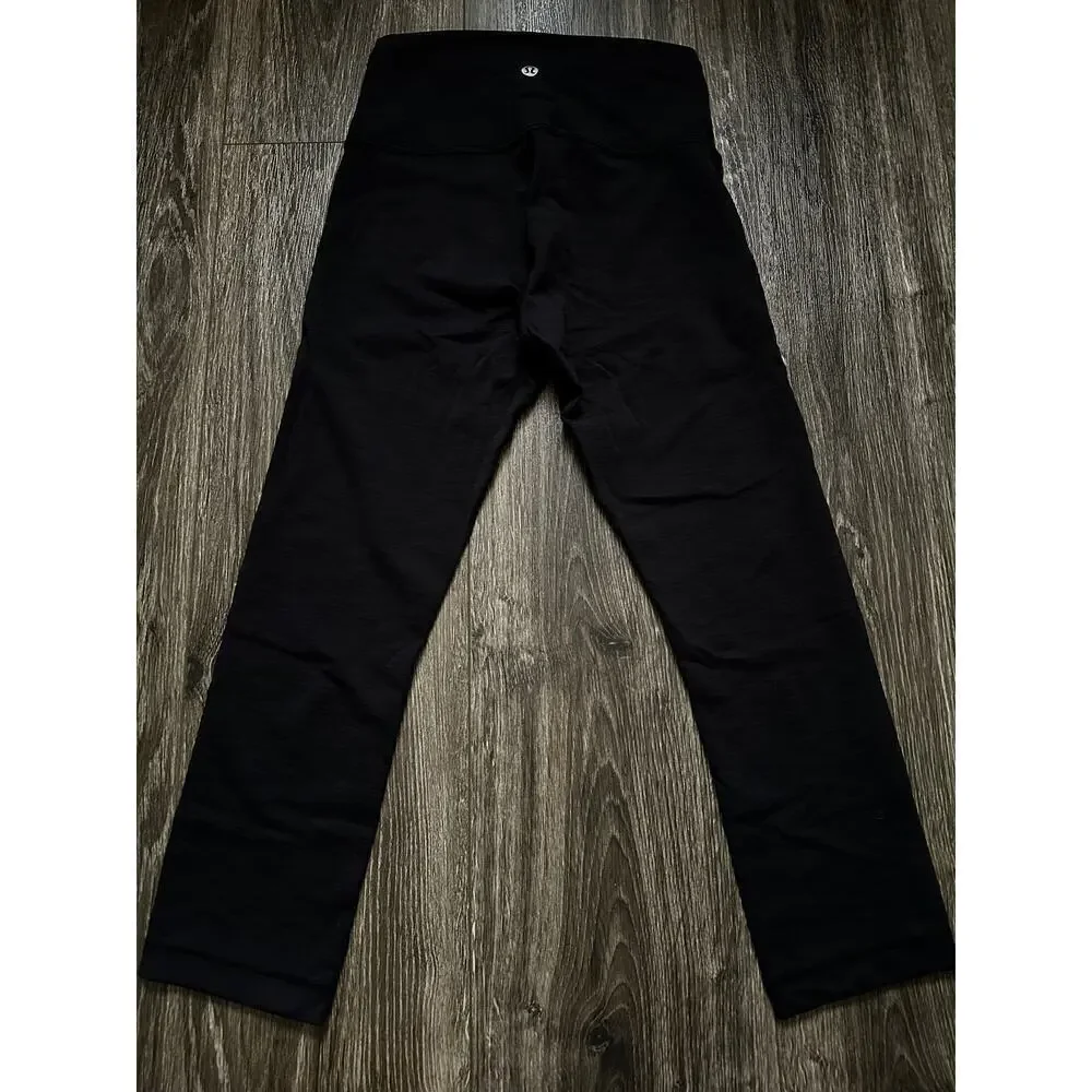 Lululemon Cropped Legging dark gray size 4